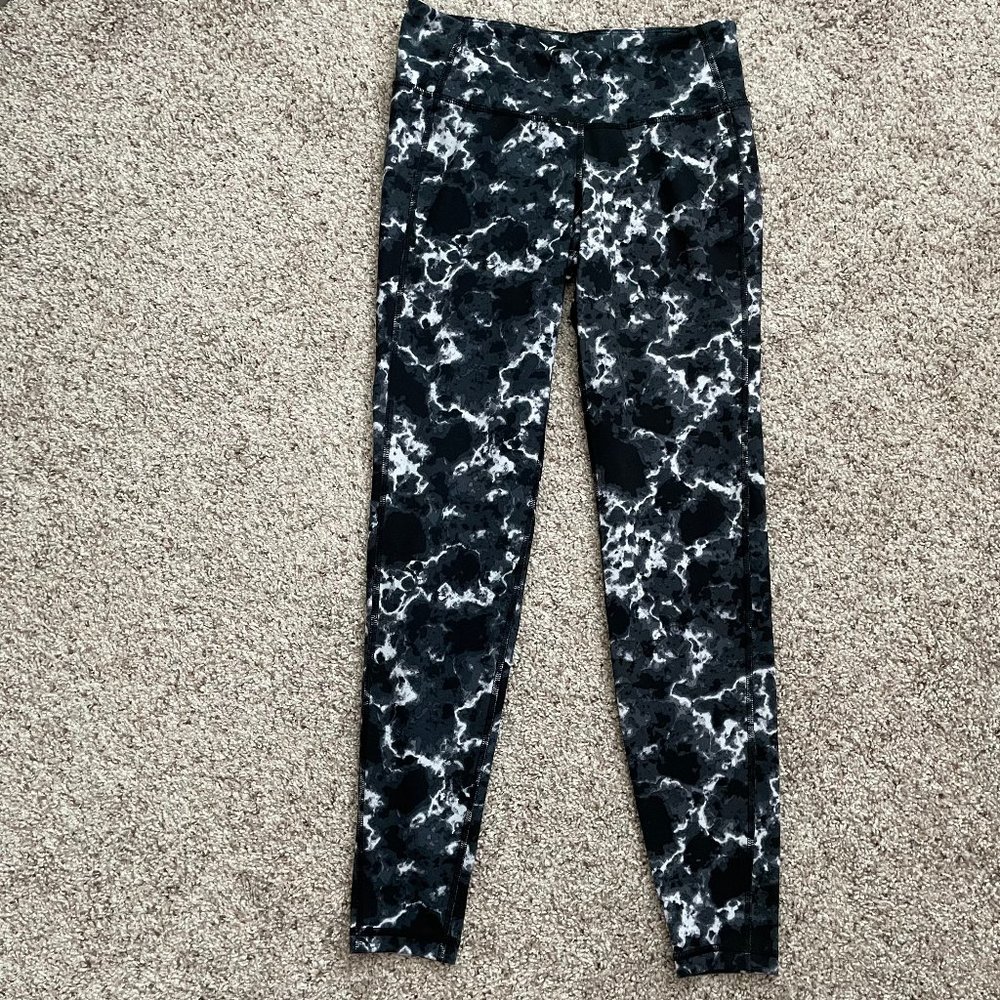 Old Navy Leggings - Black and White Patterned - Women's Medium